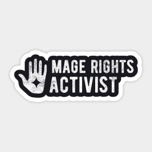 Mage Rights Activist Sticker